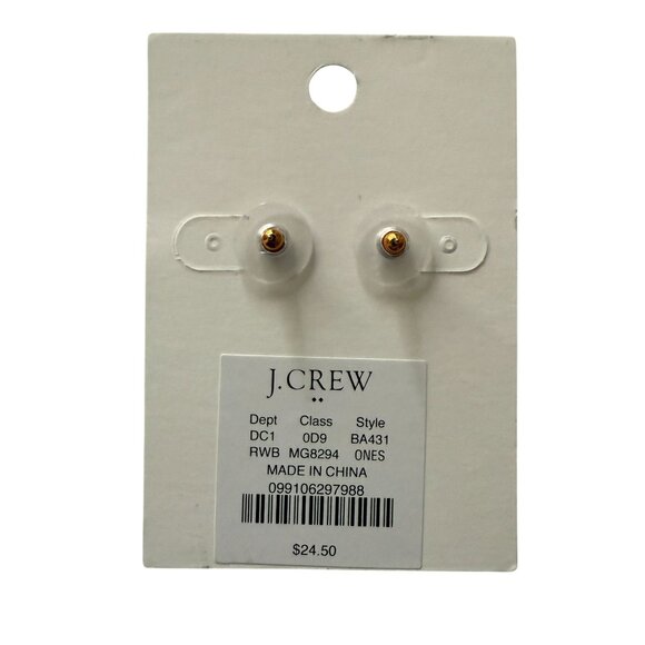 NOC J.Crew Star-Shaped Hypoallergenic Stud Earrings Multicolor Crystals Dainty - Picture 2 of 3